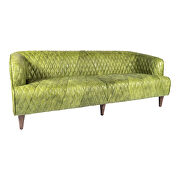 Retro tufted leather sofa emerald by Moe's Home Collection additional picture 10