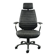 Industrial swivel office chair black by Moe's Home Collection additional picture 5