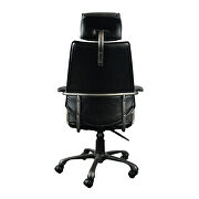 Industrial swivel office chair black by Moe's Home Collection additional picture 8