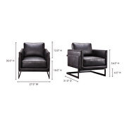 Modern club chair black by Moe's Home Collection additional picture 2