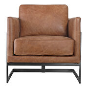 Modern club chair cappuccino additional photo 2 of 4