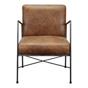 Industrial leather arm chair brown by Moe's Home Collection additional picture 8