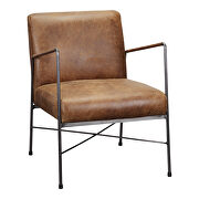 Industrial leather arm chair brown by Moe's Home Collection additional picture 9