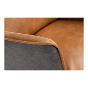 Mid-century modern leather arm chair cognac by Moe's Home Collection additional picture 4