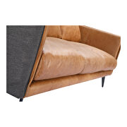 Mid-century modern leather sofa cognac by Moe's Home Collection additional picture 6
