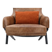 Mid-century modern leather accent chair by Moe's Home Collection additional picture 4