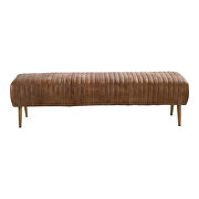 Mid-century modern bench cappuccino by Moe's Home Collection additional picture 2