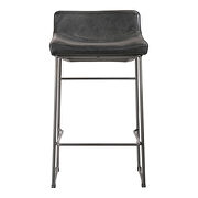 Contemporary counter stool black-m2 additional photo 2 of 5
