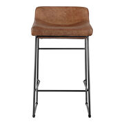 Contemporary counter stool cappuccino-m2 by Moe's Home Collection additional picture 2
