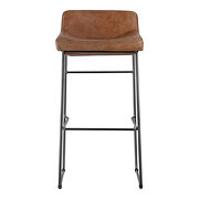 Contemporary barstool cappuccino-m2 by Moe's Home Collection additional picture 2