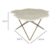 Contemporary terrazzo coffee table by Moe's Home Collection additional picture 2