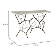 Contemporary terrazzo console table by Moe's Home Collection additional picture 2