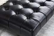 Modern leather bench black by Moe's Home Collection additional picture 5