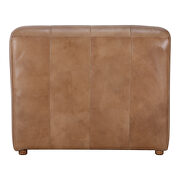 Contemporary leather slipper chair tan by Moe's Home Collection additional picture 6