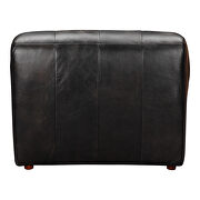 Contemporary leather chaise antique black by Moe's Home Collection additional picture 6