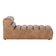 Contemporary leather chaise tan by Moe's Home Collection additional picture 6