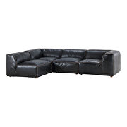 Scandinavian signature modular sectional antique black by Moe's Home Collection additional picture 6