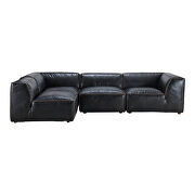 Scandinavian signature modular sectional antique black by Moe's Home Collection additional picture 7