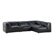 Scandinavian signature modular sectional antique black by Moe's Home Collection additional picture 8