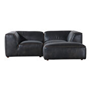 Scandinavian nook modular sectional antique black by Moe's Home Collection additional picture 2