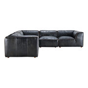 Scandinavian classic l modular sectional antique black by Moe's Home Collection additional picture 5