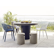 Contemporary outdoor chair gray-m2 additional photo 3 of 6