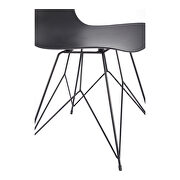 Contemporary outdoor chair black-m2 by Moe's Home Collection additional picture 4