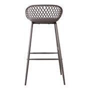 Contemporary outdoor barstool gray-m2 additional photo 3 of 6
