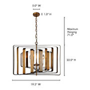 Industrial pendant lamp by Moe's Home Collection additional picture 2