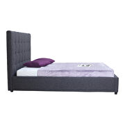 Contemporary storage bed king charcoal fabric by Moe's Home Collection additional picture 3