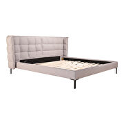 Contemporary queen bed gray by Moe's Home Collection additional picture 11