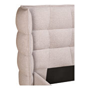 Contemporary queen bed gray by Moe's Home Collection additional picture 6