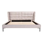 Contemporary queen bed gray by Moe's Home Collection additional picture 8