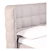 Contemporary queen bed gray by Moe's Home Collection additional picture 9
