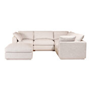 Scandinavian signature modular sectional taupe by Moe's Home Collection additional picture 3