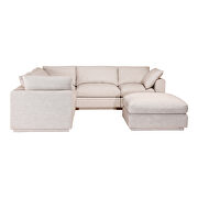 Scandinavian signature modular sectional taupe by Moe's Home Collection additional picture 4