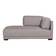 Contemporary chaise left gray additional photo 4 of 7