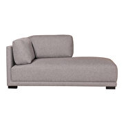 Contemporary chaise right gray by Moe's Home Collection additional picture 6
