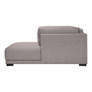 Contemporary chaise right gray by Moe's Home Collection additional picture 8