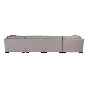 Contemporary modular sectional left gray by Moe's Home Collection additional picture 10