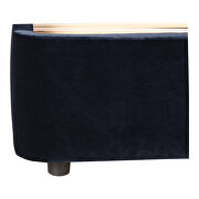 Contemporary queen bed blue velvet by Moe's Home Collection additional picture 6