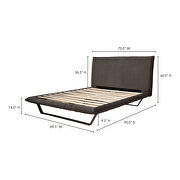 Contemporary queen bed slate additional photo 2 of 12
