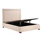 Contemporary storage bed queen ecru by Moe's Home Collection additional picture 8