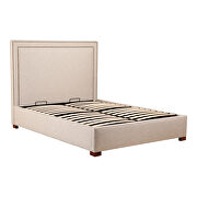 Contemporary storage bed queen ecru by Moe's Home Collection additional picture 10