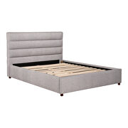 Contemporary queen bed light gray by Moe's Home Collection additional picture 11