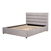 Contemporary queen bed light gray by Moe's Home Collection additional picture 13