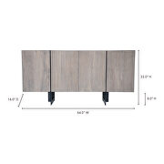 Contemporary sideboard small blush by Moe's Home Collection additional picture 2