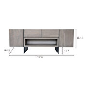 Contemporary media cabinet blush by Moe's Home Collection additional picture 2