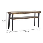 Rustic console table by Moe's Home Collection additional picture 2