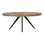 Rustic oval dining table by Moe's Home Collection additional picture 6